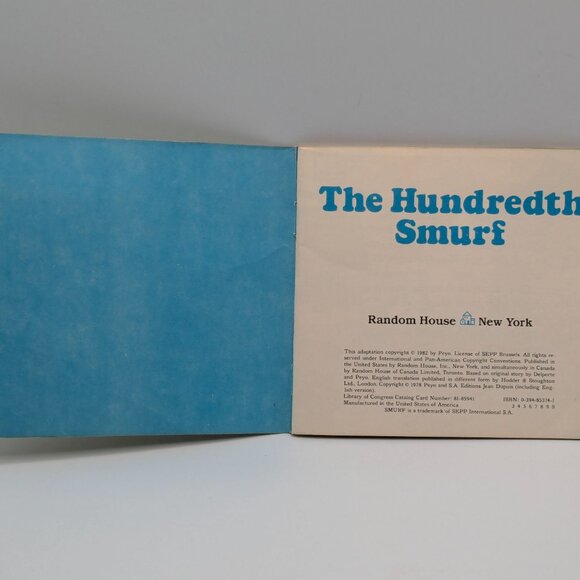 Smurf Mini Storybooks - Peyo - "A Smurf in the Air" & "The Hundredth Smurf" 1980 - Picture 8 of 10
